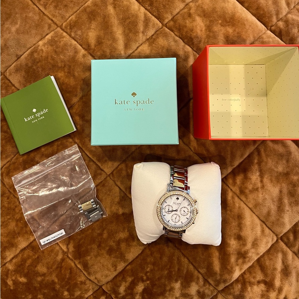 Kate Spade Silver & Gold Gramercy Watch